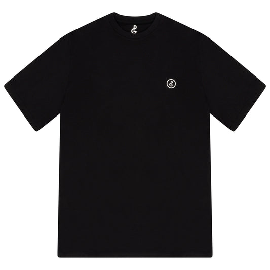 Black Upside Down Logo T-shirt